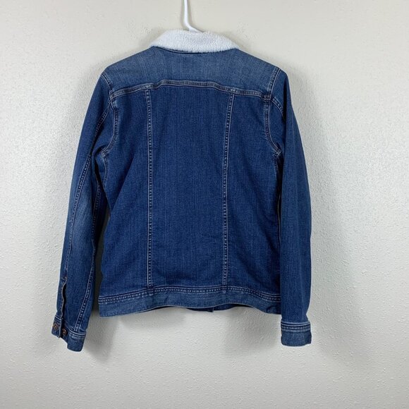 Duluth Trading Co Women’s Sherpa Lined Denim Jacket - Size XS - Picture 5 of 5